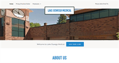 Desktop Screenshot of lakeoswegomedical.com